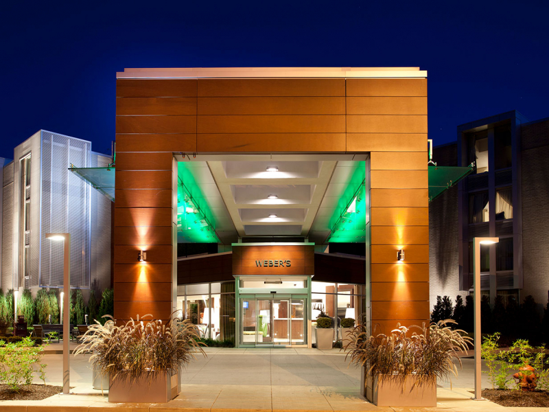 Weber's Hotel Entrance